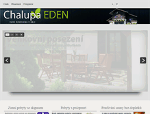 Tablet Screenshot of chalupa-eden.cz